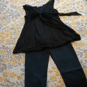 NWT Weston Wear mixed media tank